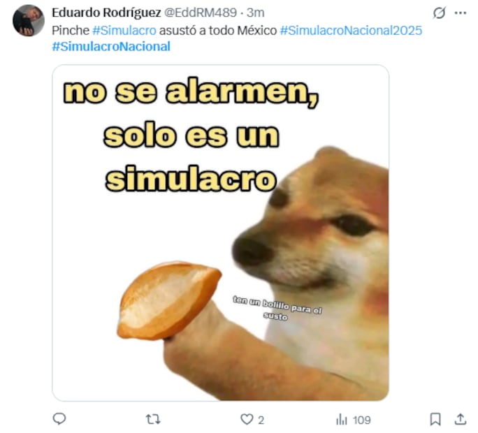 Memes. Foto: Captura de pantalla X
