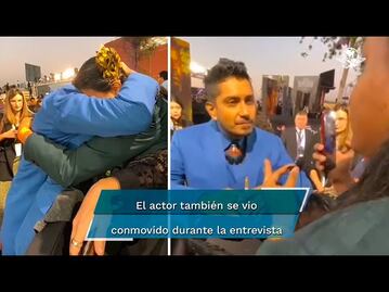 TikToker entrevista a Tenoch Huerta y termina conmovido