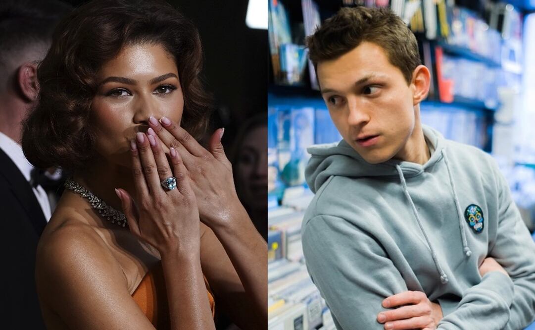 Zendaya acudió ayer 5 de enero a los Golden Globes. Fotos: Jordan Strauss/Invision/AP/ Instagram oficial de Tom Holland.