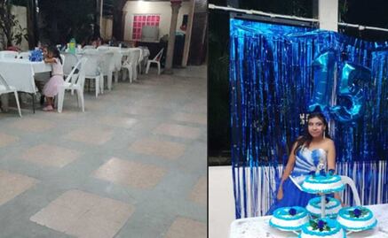 Dejan plantada a quinceañera; rentan salón y solo llegan invitados de dos mesas