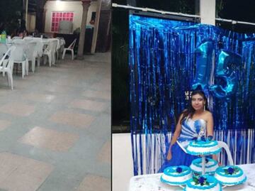 Dejan plantada a quinceañera; rentan salón y solo llegan invitados de dos mesas