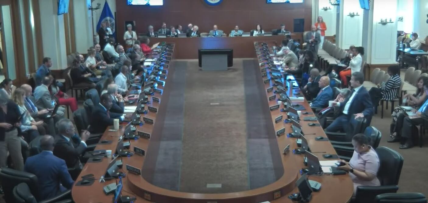 México no asiste de nuevo a reunión de la OEA sobre Venezuela. Foto: tomada de video