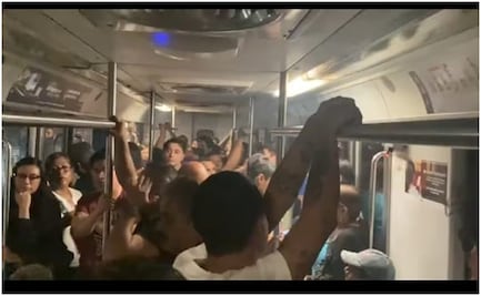 VIDEO: ¡Casi una hora atrapados! Falla en Línea 3 del Metro deja a cientos de personas encerradas en convoy; hubo desmayados por el calor