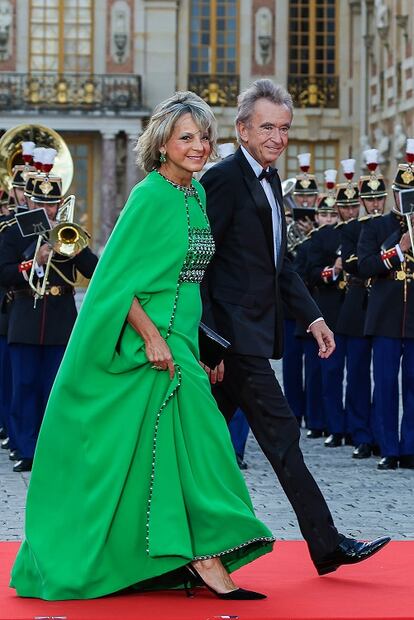 Foto: EFE. Hélène Mercier-Arnault y Bernard Arnault