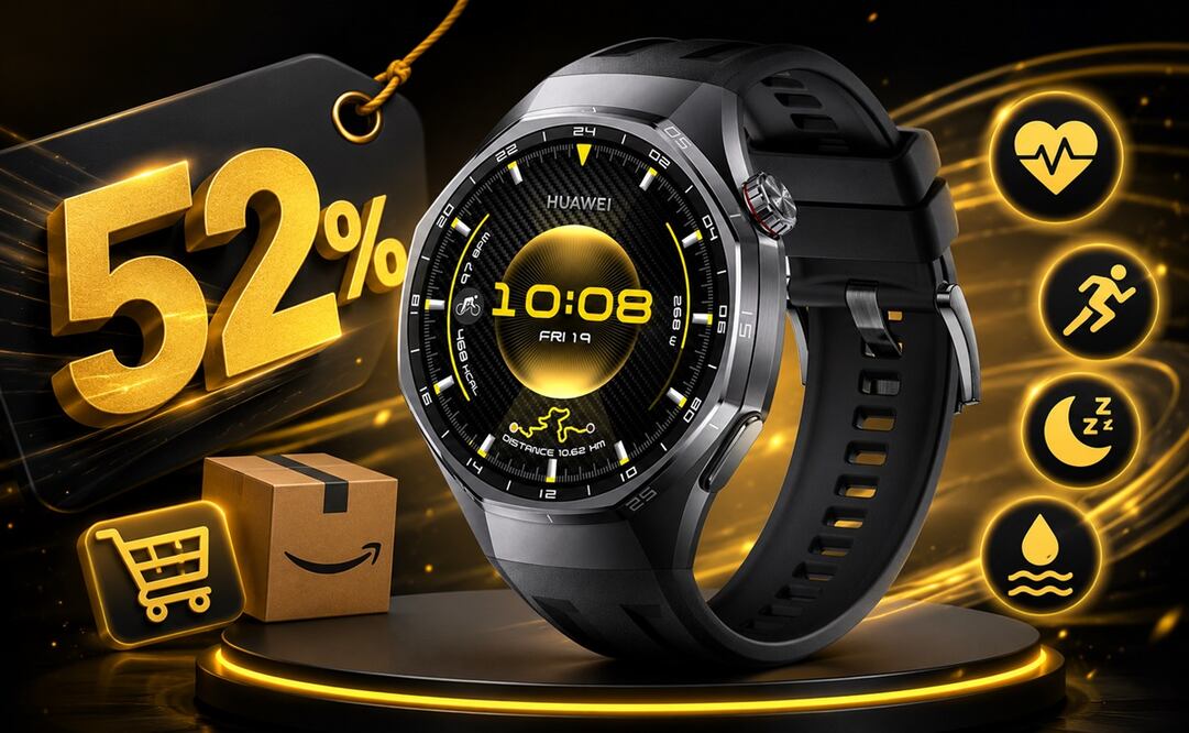El Huawei Watch GT 6 Pro está diseñado para quienes desean mantenerse al tanto de su bienestar. Foto: IA