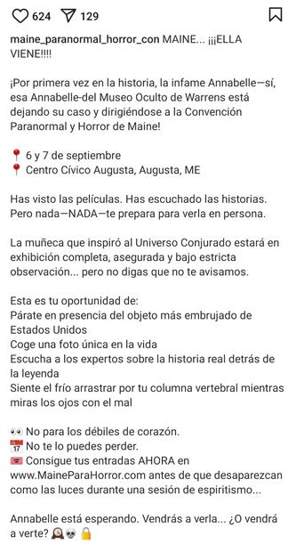 A través de su perfil de Instagram, la última publicación de Dan fue precisamente promocionando la gira que sería los días 6 y 7 de septiembre en el Augusta Civic Center, Augusta, Me.
