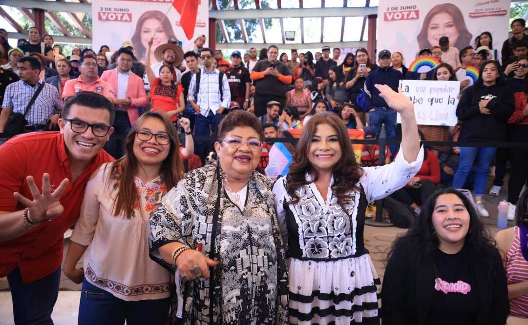 Clara Brugada candidata a jefatura de gobierno por la coalición “Sigamos Haciendo Historia”. Foto: Especial