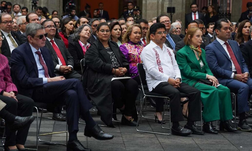 Ciudad de México 1 septiembre 2025 Primer informe de gobierno de la presidenta Claudia Sheinbaum Pardo en Palacio Nacional. Foto: Presidencia
