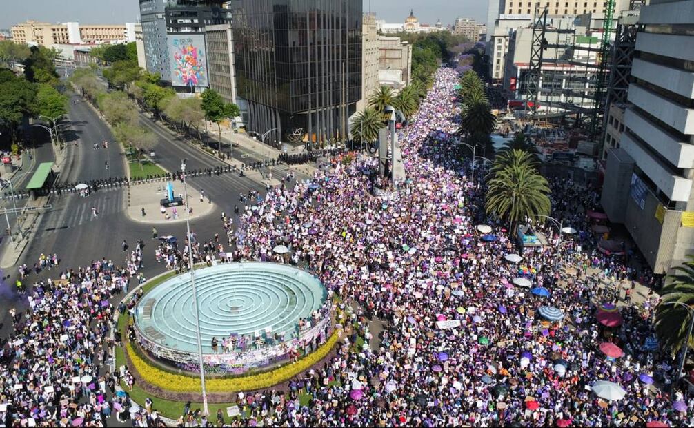 Marcha 8M. Foto: Diego Prado. EL UNIVERSAL