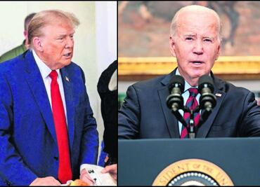 Trump culpa a Biden por caída del PIB; "no tiene nada que ver con los aranceles", dice