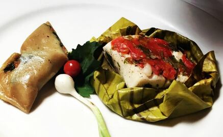 #RECETA Pescado al comal y tamalito de quelites veracruzanos