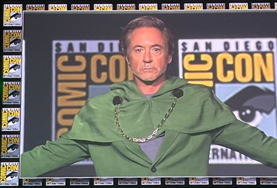 En la Comic Con 2024 se confirmó el regreso de Robert Downey Jr. al UCM como Dr. Doom. Foto: @mcu_direct
