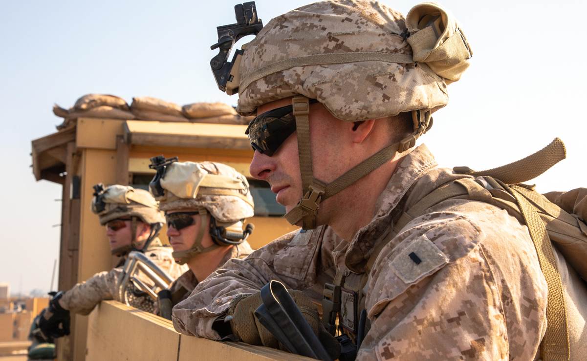 Ataque deja dos soldados y un interprete civil muertos en Palmira. Foto: EFE/EPA/KYLE TALBOT 