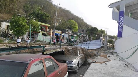 Vientos dejan un muerto y varios daños en Campeche
