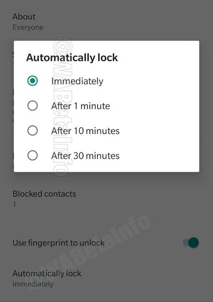 Así funciona la huella dactilar de WhatsApp en Android