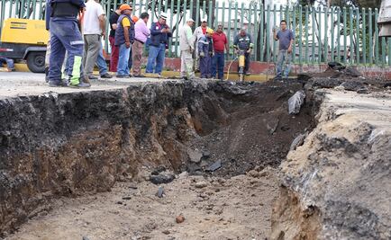 Entérate. Alternativas viales por socavón en Eduardo Molina