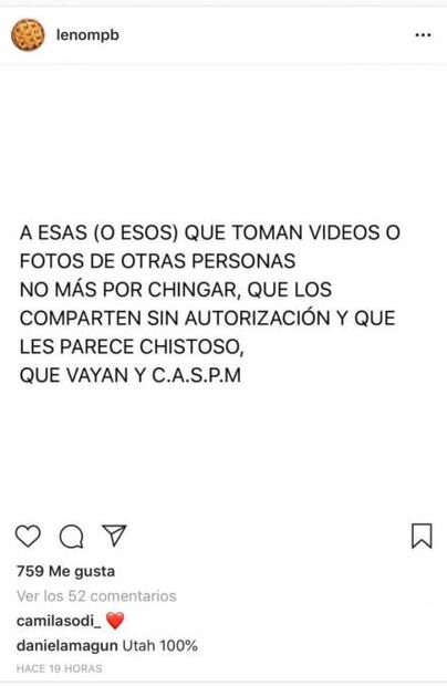 ¿Camila Sodi responde a videos en los que aparece con Diego Boneta?