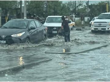 Por lluvias, suspenden desfile y encendido del pino navideño en Matamoros, Tamaulipas; se registran inundaciones