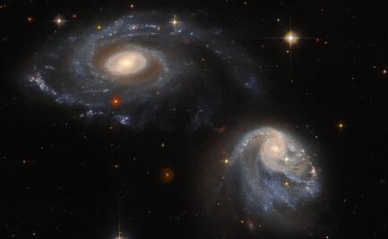 NASA: El telescopio Hubble detecta la interacción entre dos galaxias 