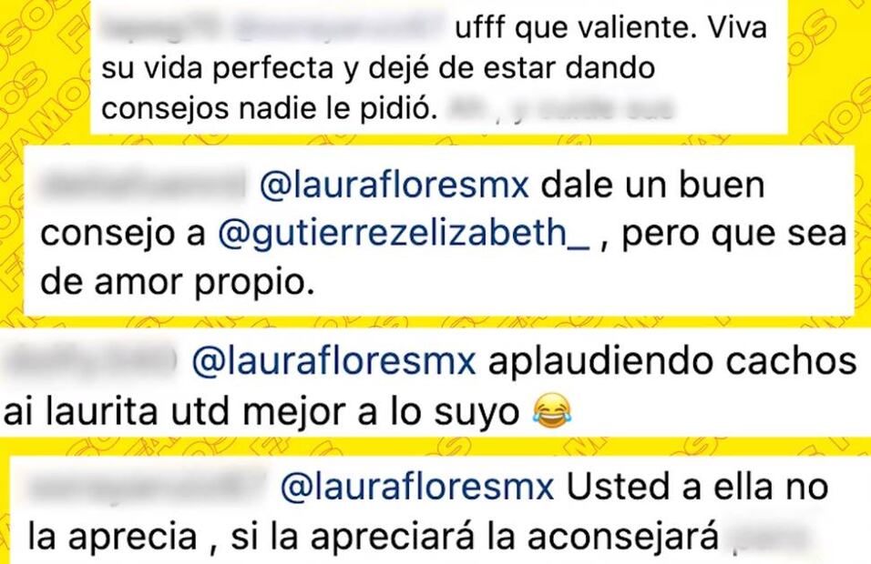 Atacan a Laura Flores por felicitar a Elizabeth Gutierrez y William Levy. Foto: Univisión.