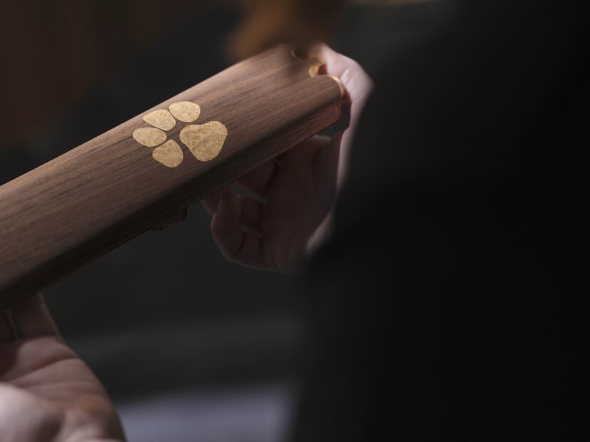 Este Rolls-Royce tiene incrustaciones de madera con las huellas del animal. Foto: Rolls-Royce