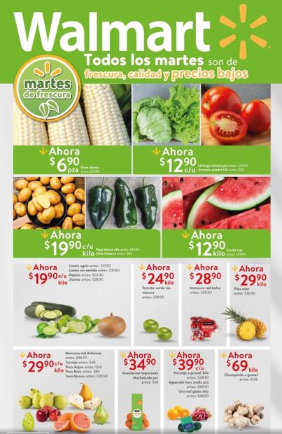 Martes de Frescura en Walmart; estas son todas las ofertas de este 9 de septiembre