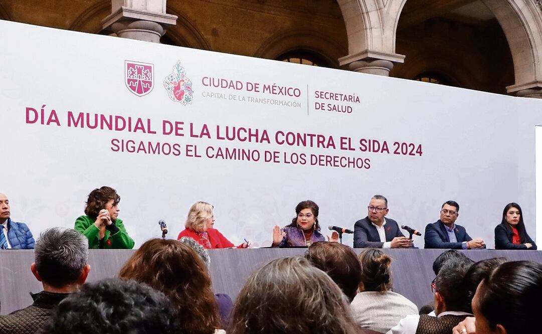 La jefa de Gobierno, Clara Brugada Molina, plantea cumplir con el objetivo de la ONU de lograr en 2030 una generación sin VIH. Foto: Especial