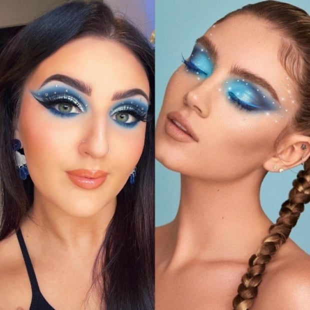 Las sombras azules dominarán las tendencias de maquillaje todo el año