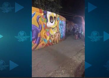 Mural de “Coco” cautiva miles de personas en panteón de Guanajuato