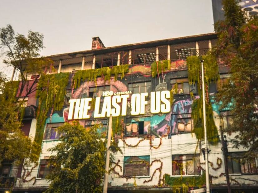 Edificio temático de The Last Of US Foto: Twitter