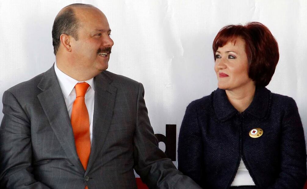 César Duarte y Bertha Olga Gómez Fong. Foto: Archivo/EL UNIVERSAL