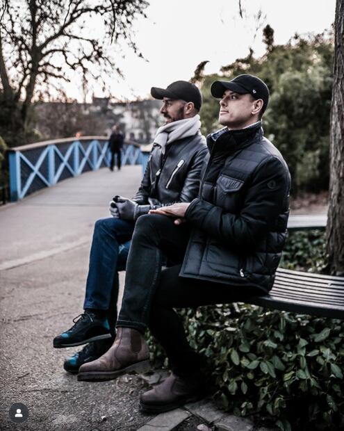 Chicharito Hernández y Diego Dreyfus. Foto: Instagram