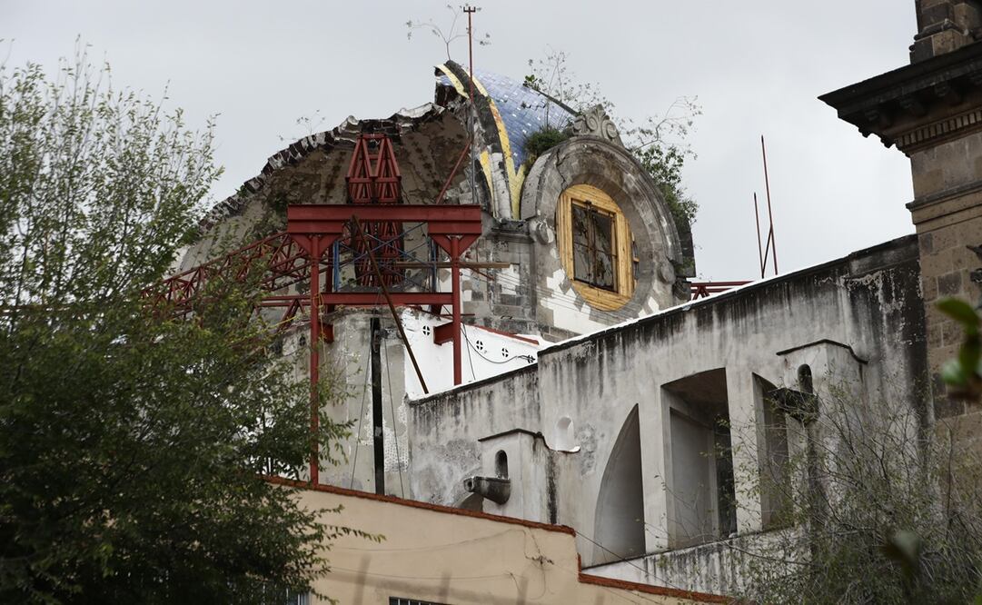 Foto: Iglesia de Nuestra señora de Los Ángeles en la colonia Guerrero, la cual resultó dañada tras los sismos de 2017 (DIEGO SIMÓN SÁNCHEZ)