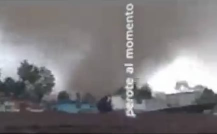 Tornado deja 25 viviendas con daños en Perote, Veracruz