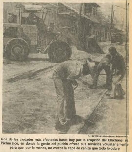 Cuando la erupción del volcán Chichonal cubrió de gris a Chiapas y Tabasco