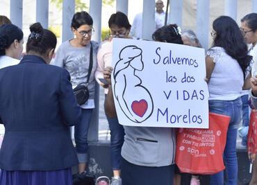 Católicos marchan en rechazo a despenalización del aborto en Morelos; piden a diputados “votar con el corazón a favor de las mujeres”