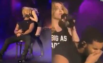 Madonna y su polémico beso a Drake