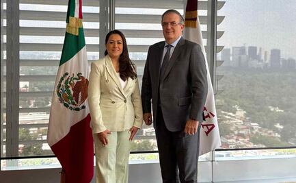 Aguascalientes busca mayor proyección internacional; Tere Jiménez y Marcelo Ebrard delinean estrategia económica conjunta