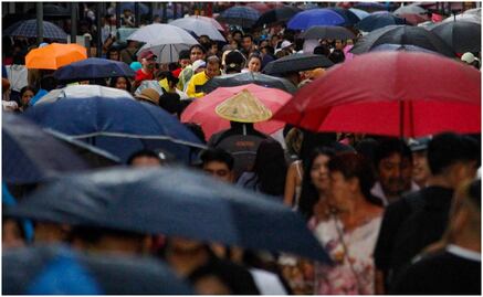 ¡No olvides tu paraguas! Alertan por lluvias de fuertes a intensas en la CDMX