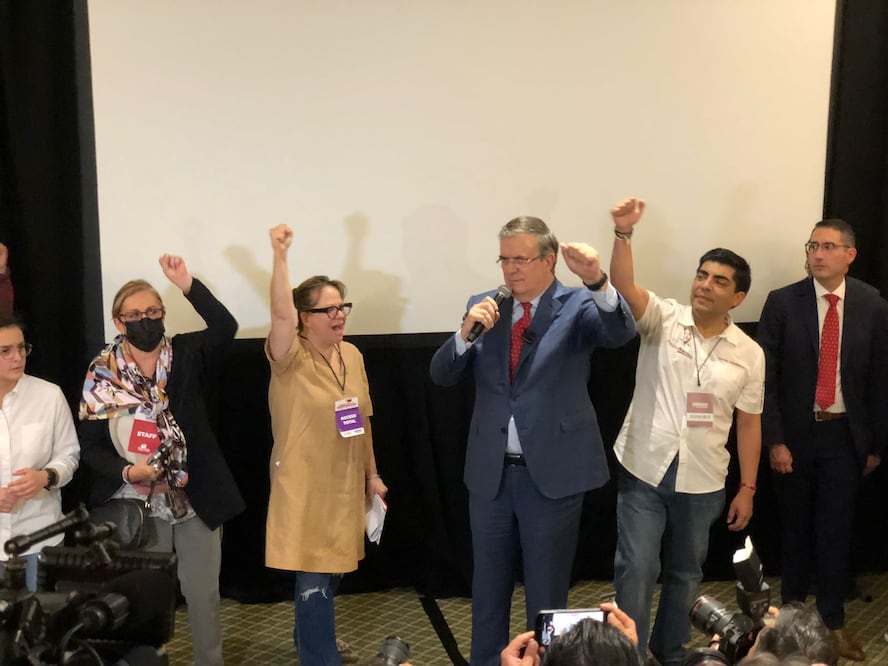 Marcelo Ebrard pide que se repita proceso de encuesta en Morena; no asistirá a evento. Foto: Diego Simón Sánchez / EL UNIVERSAL