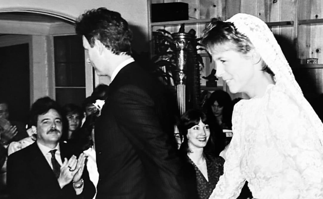 La actriz Jamie Lee Curtis y el compositor Christopher Guest en su boda. Foto: Instagram oficial.