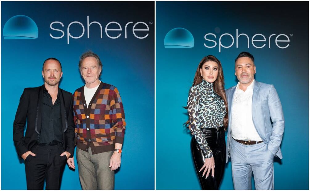 Bryan Lee Cranston y Oscar de la Hoya, entre los asistentes. Foto: Sphere Entertainment.