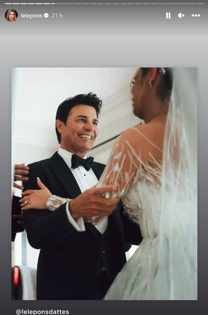 Chayanne vive momento épico en la boda de su sobrina Lele Pons: bailan "Tiempo de vals"