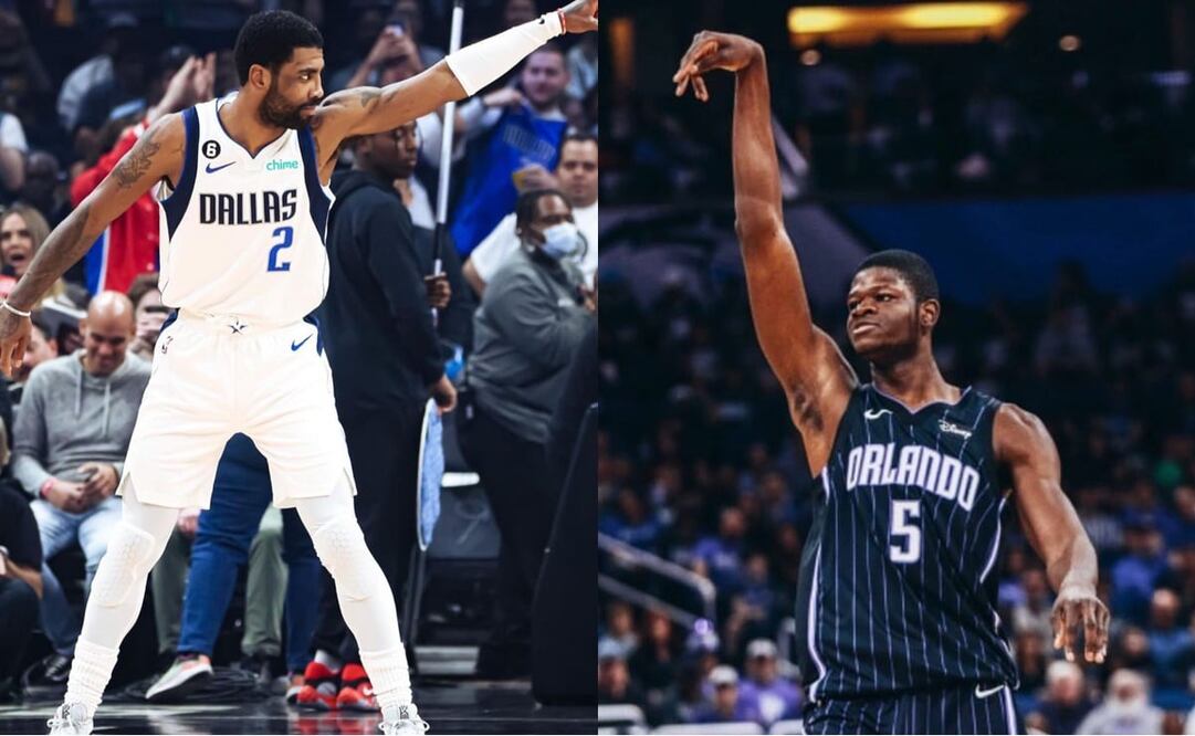 Kyrie Irving y Mo Bamba / Foto: Especiales