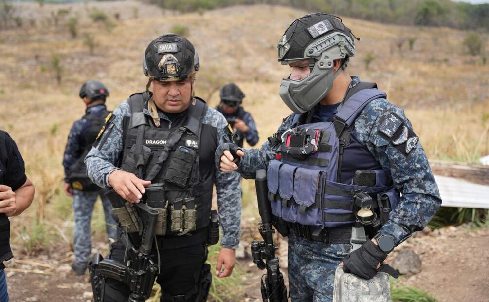 Hay un despliegue "robusto" en toda la zona de la frontera con  más de mil 500 elementos del Ejército Mexicano, la Guardia Nacional, la Secretaría de Marina Armada de México y la Fuerza de Reacción Inmediata Pakal. Foto: Especial
