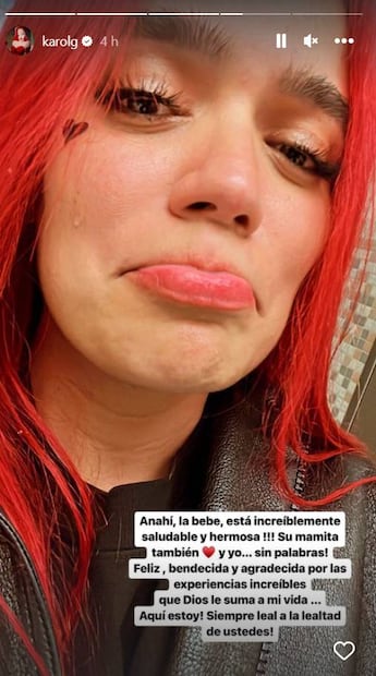 Fan da a luz en pleno concierto de Karol G: "estoy en shock", dice la cantante 