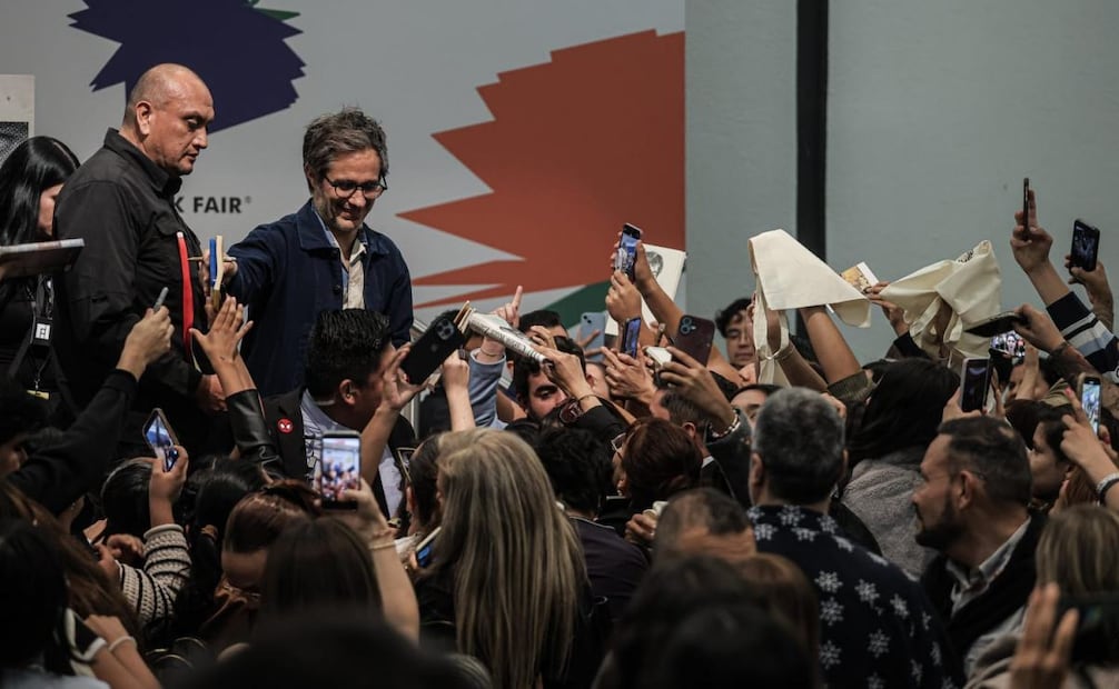 El actor mexicano Gael García Bernal en la Feria Internacional del Libro (FIL) de Guadalajara. Foto: Gabriel Pano / EL UNIVERSAL