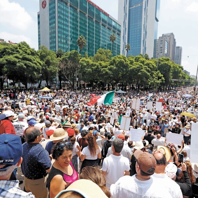 A nivel nacional. Las organizaciones civiles dijeron que la marcha anti- AMLO se replicará en más de 30 ciudades del país. ARCHIVO EL UNIVERSAL