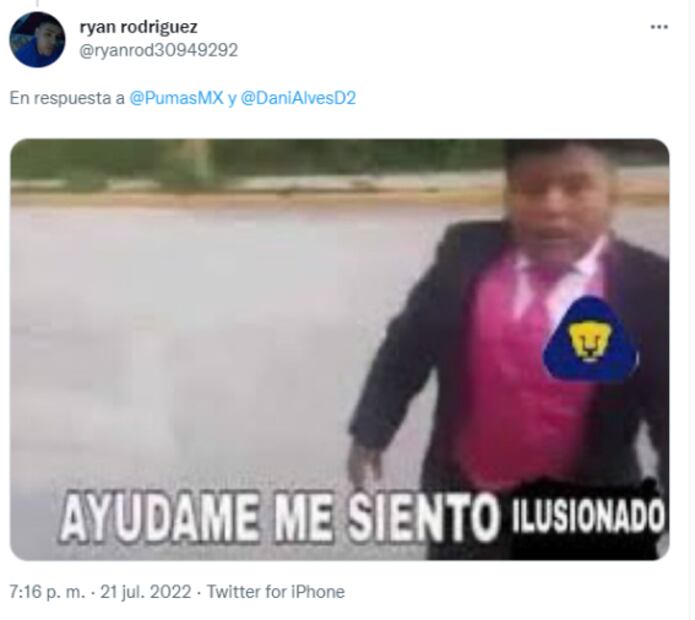 Los mejores memes de la llegada de Dani Alves a los Pumas