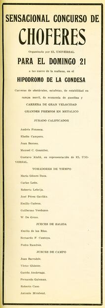 El concurso de 1918 para quitar el miedo a los coches